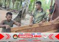 Satgas TMMD Tuntaskan Pemasangan Pintu MCK Umum di Kampung Keakwa