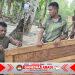 Satgas TMMD Tuntaskan Pemasangan Pintu MCK Umum di Kampung Keakwa