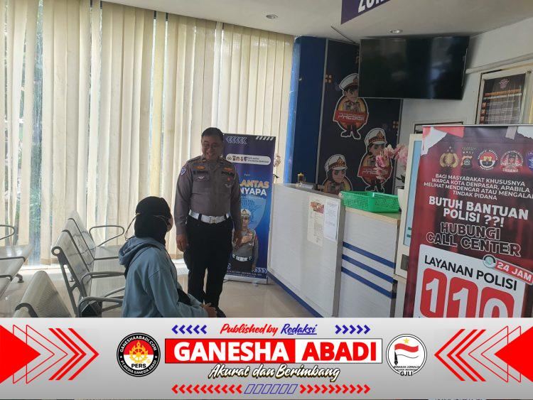 PELAYANAN HUMANIS SATPAS SIM POLRESTA DENPASAR, MASYARAKAT DIMUDAHKAN DALAM MENGURUS SIM