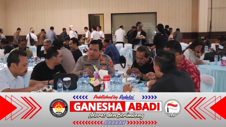 Kapolresta Denpasar Silaturahmi dengan Awak Media, Sinergitas Demi Informasi Transparan dan Kondusifitas Kota