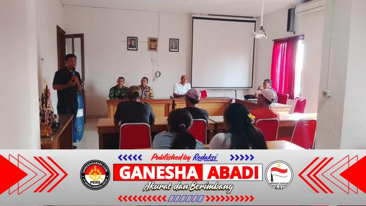 Bhabinkamtibmas Jimbaran Hadiri Sosialisasi Pengelolaan Sampah Rumah Tangga