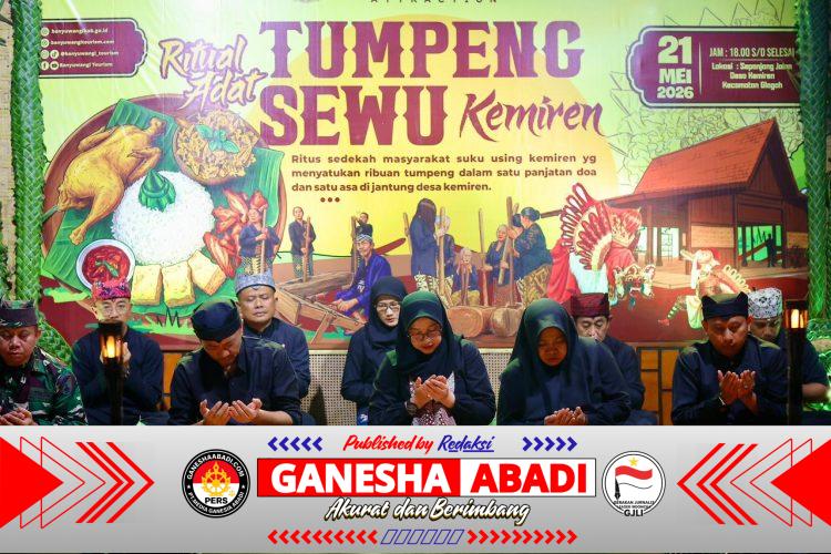 Tumpeng Sewu Kemiren, Bupati Ipuk: Simbol Kekuatan Gotong Royong dan Budaya Banyuwangi