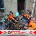 Semangat Gotong Royong, Babinsa Koramil Selo Turun Tangan Bangun Talud Penohon Longsor