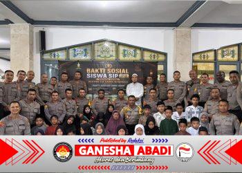 Siswa SIP Angkatan 55 Tebar Kepedulian, Santuni Anak Yatim dan Bangun Karakter Generasi Berakhlak Mulia