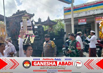 Cooling System dan Atensi Muspa Desa serta Mepeed Pengabenan Massal Desa Adat Ungasan Berjalan Aman dan Kondusif