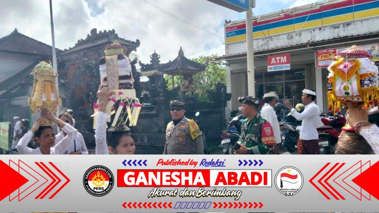 Cooling System dan Atensi Muspa Desa serta Mepeed Pengabenan Massal Desa Adat Ungasan Berjalan Aman dan Kondusif