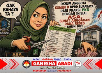 Diduga Sunat Anggara Dana Reses Tahun 2025, Oknum Anggota Komisi D DPRD Kota Surabaya Dari Fraksi PKB Akan Dilaporkan AMI ke Kejaksaan