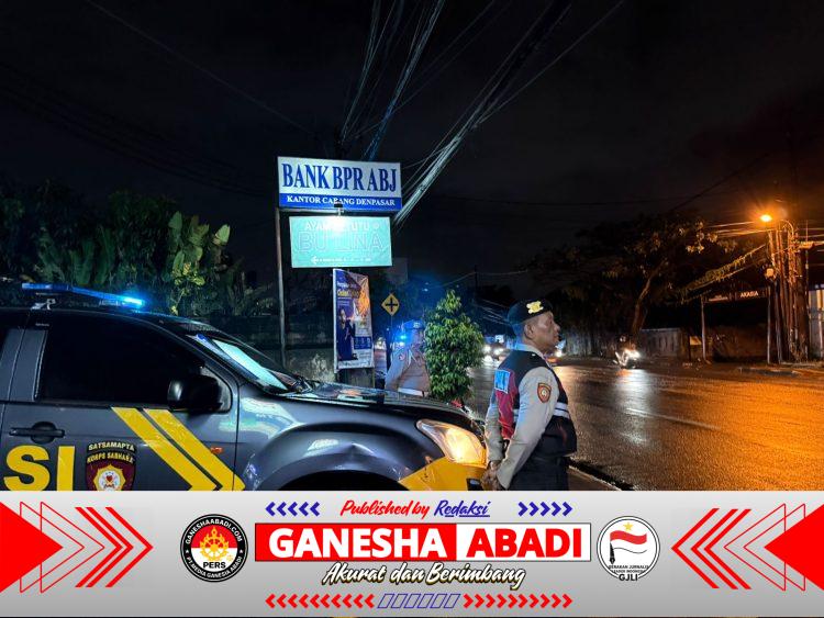Patroli Subuh Blue Light Polsek Denbar, Cegah Balap Liar dan Gangguan Kamtibmas
