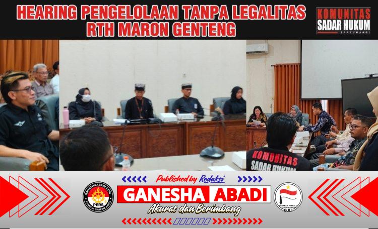 Ketua Komunitas Sadar Hukum Banyuwangi Kecam Dugaan Pengelolaan Tanpa Legalitas RTH Maron Genteng