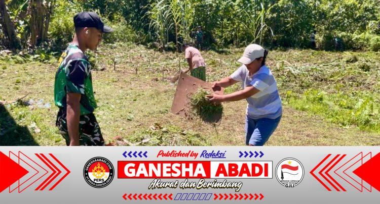 Dari Karya Bakti, Lahir Harapan Baru! Karya Bakti Prajurit Yonif TP 859/RBK dan Masyarakat Menjadi Berkah Untuk Sesama
