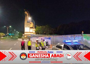 Patroli Subuh Polsek Kawasan Pelabuhan Benoa Perketat Pengawasan Jalur Rawan Balap Liar, Situasi Kamtibmas Tetap Kondusif