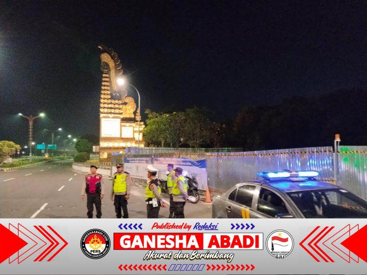 Patroli Subuh Polsek Kawasan Pelabuhan Benoa Perketat Pengawasan Jalur Rawan Balap Liar, Situasi Kamtibmas Tetap Kondusif