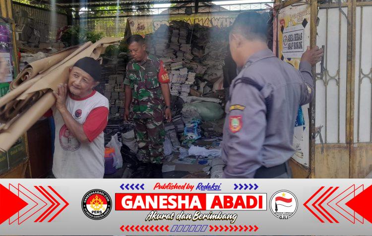 Peran Aktif Babinsa Joyotakan Dalam Pengolahan Bank Sampah