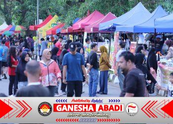 Car Free Day Lanud Sultan Hasanuddin Semarak, Danlanud Sapa Warga dan Dukung UMKM Lokal