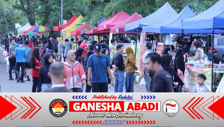 Car Free Day Lanud Sultan Hasanuddin Semarak, Danlanud Sapa Warga dan Dukung UMKM Lokal