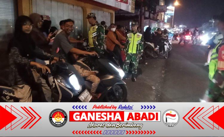 Tingkatkan Keamanan Wilayah, Koramil 12/Simo Gelar Patroli Kamtibmas di Simpang Simo