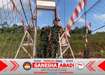 ‎Pastikan Infrastruktur Tepat Sasaran dan Berkualitas, Itjenad Tinjau Jembatan Gantung Garuda di Wilayah Kodim 0728/Wonogiri  ‎