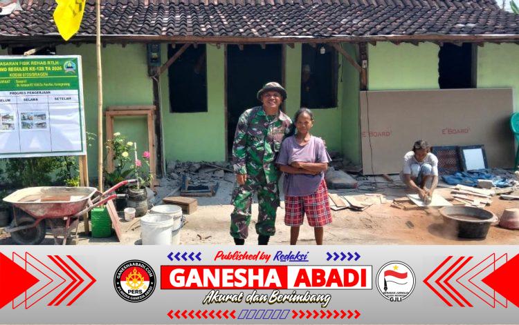 Air Mata Bahagia Ibu Sunarni di Tengah Pengabdian Satgas TMMD Reguler ke-128