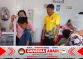 Bhabinkamtibmas Desa Dangin Puri Kaja Hadiri Kegiatan Posyandu dalam Upaya Pencegahan Stunting