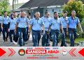 Silaturahmi Terjaga dan Soliditas Personel Semakin Menyala, Danlanud Sjamsudin Noor Rajut Kebersamaan Melalui Olahraga Bersama