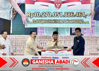 Panglima TNI Dampingi Presiden RI Pada Kegiatan Penyerahan Hasil Kerja Satgas PKH