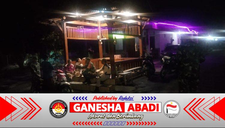 Malam Hari Tetap Siaga, Babinsa dan Bhabinkamtibmas Sambi Patroli Jaga Kondusifitas Wilayah