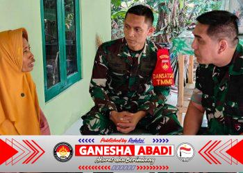 Haru dan Bahagia Ibu Sri Sambut Kedatangan Danrem dan Dansatgas TMMD
