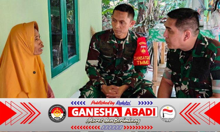 Haru dan Bahagia Ibu Sri Sambut Kedatangan Danrem dan Dansatgas TMMD