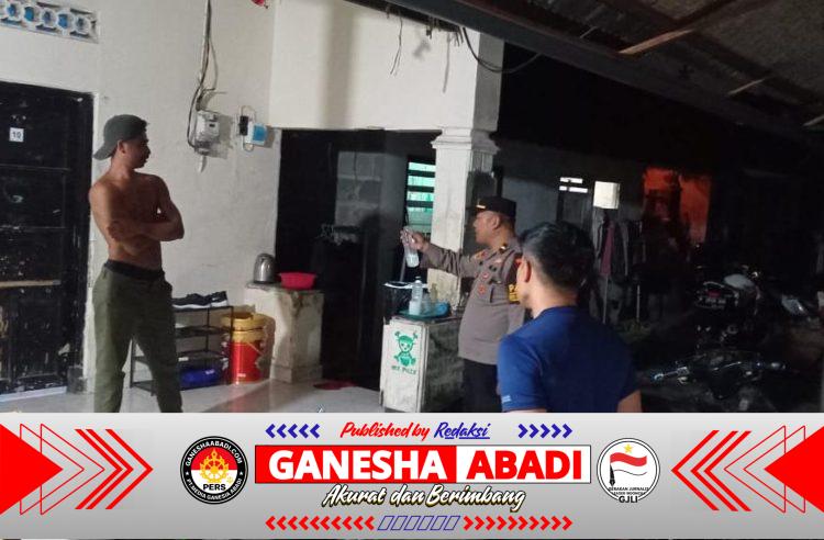 Polsek Dentim Bergerak Cepat Usai Terima Laporan Keributan Penghuni Kos Melalui Layanan 110