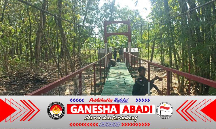 Jembatan Merah Putih Jadi Harapan Baru Warga Cerme, Akses Kecamatan Karang Rayung dan Juwangi Jadi Mudah