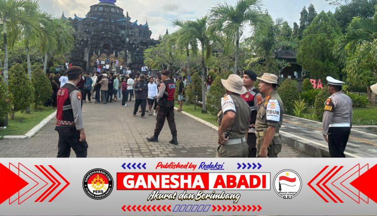 Patroli Gabungan Samapta Polresta Denpasar Jaga Keamanan Kawasan Lapangan Renon