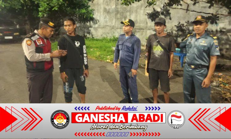 Polsek Kawasan Pelabuhan Benoa Gelar Tibduktang, Tiga Penduduk Pendatang Terjaring Pemeriksaan
