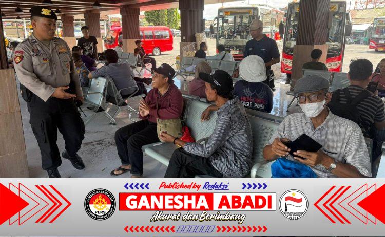 Polsek Denpasar Utara Intensifkan KRYD di Terminal Ubung, Antisipasi Premanisme dan Gangguan Kamtibmas