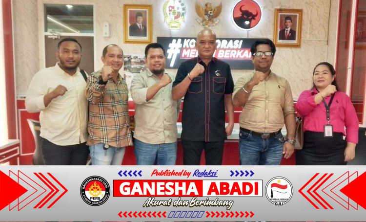 Sinergi Perkuat Pemberitaan Berkualitas, DPW APPI Sumatera Utara Silaturahmi ke Fraksi PDIP DPRD Kota Medan