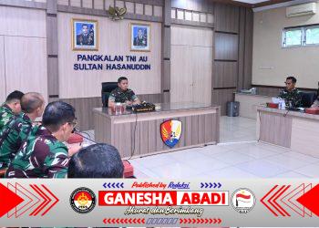 Danlanud Sultan Hasanuddin Pimpin Exit Briefing, Sampaikan Apresiasi dan Pesan Profesionalisme