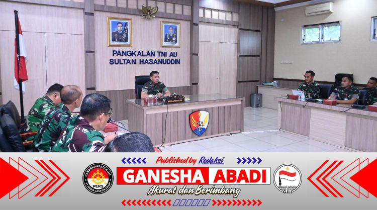 Danlanud Sultan Hasanuddin Pimpin Exit Briefing, Sampaikan Apresiasi dan Pesan Profesionalisme