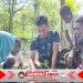 Satgas TMMD Kodim 1710/Mimika Tanamkan Kepedulian Lingkungan Lewat Penanaman Mangrove Bersama Anak-Anak
