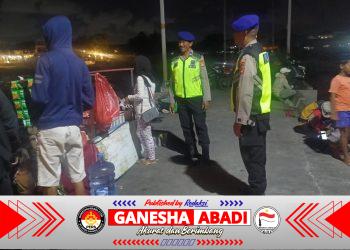 Jaga Situasi Kamtibmas Satpolairud Polresta Denpasar Laksanakan Patroli Malam