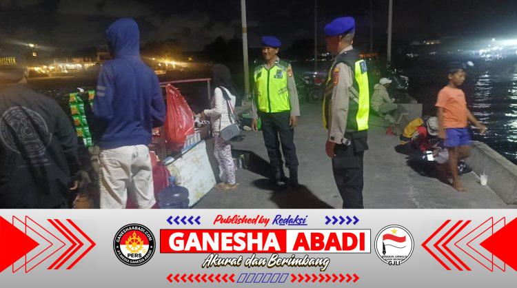 Jaga Situasi Kamtibmas Satpolairud Polresta Denpasar Laksanakan Patroli Malam