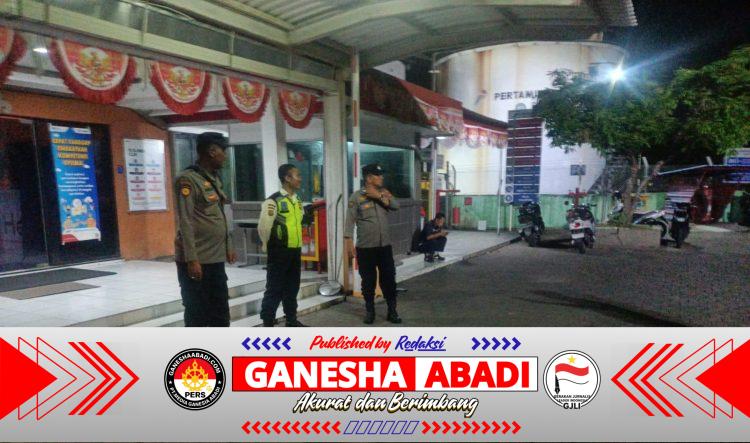 Cegah Gangguan Kamtibmas Polsek Benoa Laksanakan Patroli Gabungan