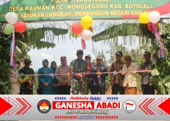 TMMD Ditutup, Semangat Gotong Royong TNI dan Warga Bangun Desa Kian Menguat