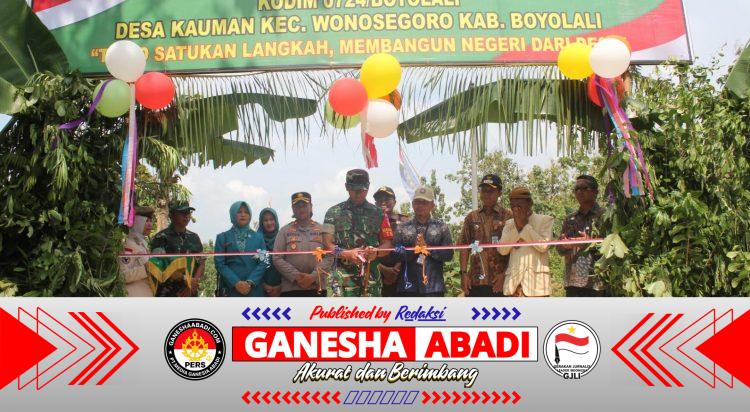 TMMD Ditutup, Semangat Gotong Royong TNI dan Warga Bangun Desa Kian Menguat