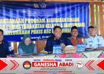 Lapas Banyuwangi Resmikan Kelurahan Pakis Jadi Wilayah Binaan, Hadirkan Cek Kesehatan Gratis hingga Bansos
