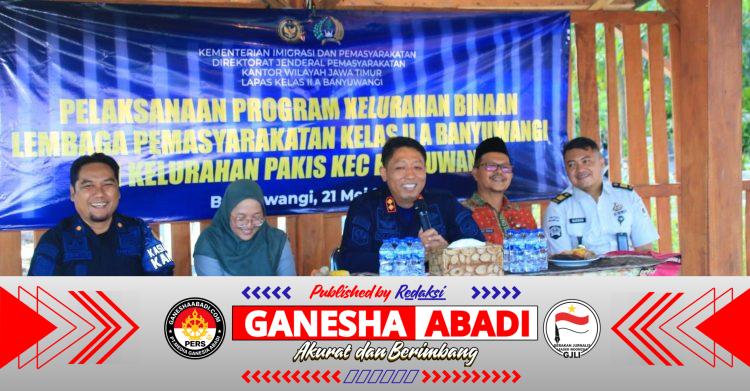 Lapas Banyuwangi Resmikan Kelurahan Pakis Jadi Wilayah Binaan, Hadirkan Cek Kesehatan Gratis hingga Bansos