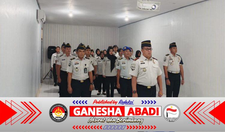 Rutan Kelas IIB Buntok Ikuti Apel Siaga Pengamanan Libur Idul Adha 1447.H