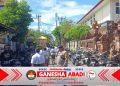 Bhabinkamtibmas Kel. Dangin Puri Atensi Rangkaian Upacara Ngaben di Banjar Kayumas Kelod