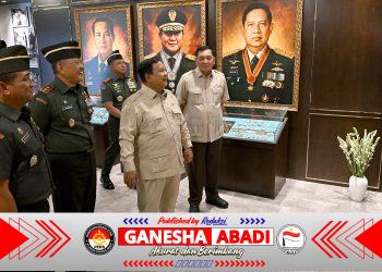 Panglima TNI Dampingi Presiden Prabowo Subianto Resmikan Museum dan Perpustakaan di Seskoad