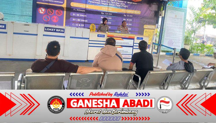 Pelayanan Humanis Satpas SIM Polresta Denpasar, Pemohon Diberi Panduan dan Edukasi Tertib Berlalu Lintas