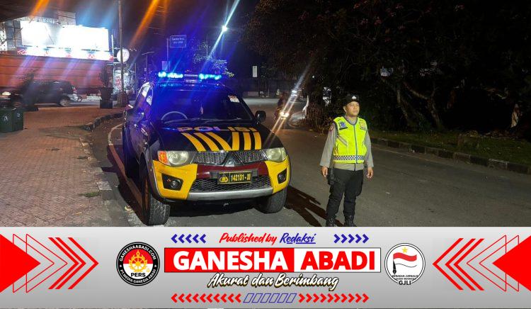 Polsek Denpasar Utara Laksanakan Patroli KRYD/Barcode Antisipasi Gangguan Kamtibmas