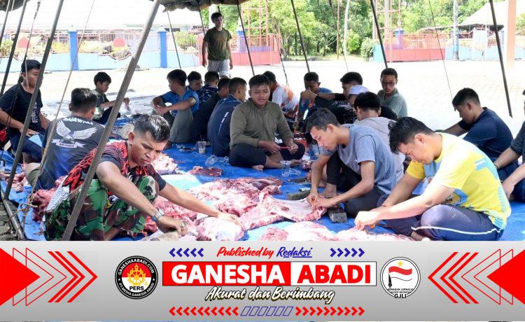Tak Sekedar Kurban, Lanud Sjamsudin Noor Rajut Kebersamaan dan Kepedulian Semangat Berbagi Kepada Sesama di Hari Raya Idul Adha 1447 H/2026 M
